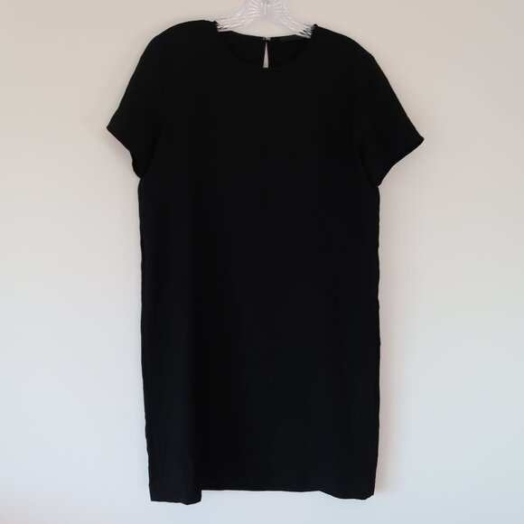 Jenni Kayne | Crepe Black Shift Dress Medium - Picture 4 of 8